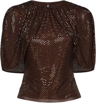 Self Portrait Donna, Camicette, Marrone, S, new