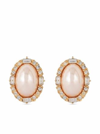 Dior Orecchini a clip Pre-owned anni 80 - Oro