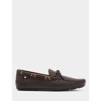 Bally Clay Driver in Grained Deer Leather in Ebano 21 at Nordstrom, Size 42.5