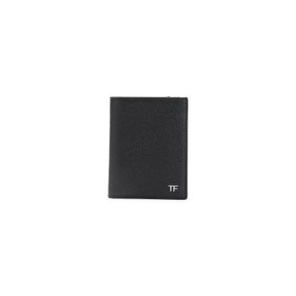 Tom Ford Black Calf Leather Wallet-Uomo