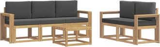 vidaXL Conjunto De Sof&aacute;s De Exterior 6 Uds. Vidaxl