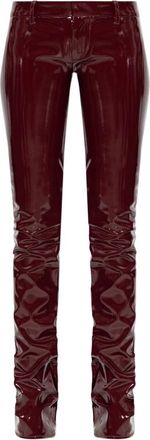Dsquared2 Dames, Broeken, Rood, Maat: M Leer