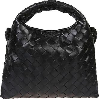 Bottega Veneta Black Hop mini leather handbag