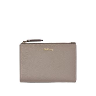Mulberry Wallets & Cardholders, female, Gray, Size: ONE SIZE Continental Bifold Zipped Wallet