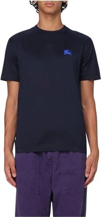 Burberry Heren, Tops, Blauw, Maat: M