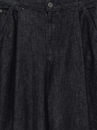 Emporio Armani Pleated Denim Jeans - Indigo