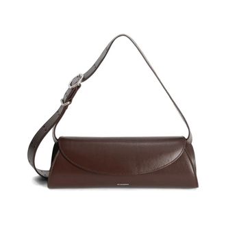 Jil Sander Shoulder Bags, female, Brown, ONE SIZE, Trapeze Shoulder Bag