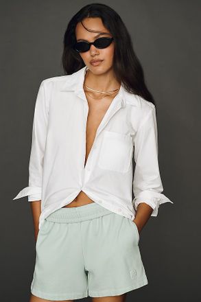 Anine Bing Kam 100% Cotton Shorts