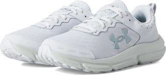 Under Armour Charged Assert 10 3026179-023 Womens Gray Running Shoes VER1549