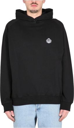 Bally Hoodies & sweatvesten, Heren, Zwart, S, Katoen, St Moritz Sweatshirt