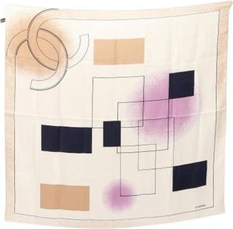 Chanel Pre-owned Vintage Zijden Sjaal - Dames - Vintage Accessoires - Veelkleurig - ONE Size - Vintage