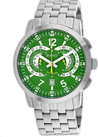 Roberto Bianci Lombardo Chronograph Quartz Green Dial Mens Watch RB70961