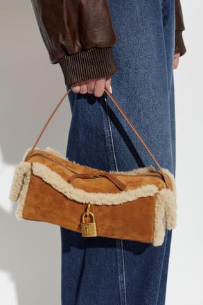 Balmain Pulse Small Bag, Womens, Brown