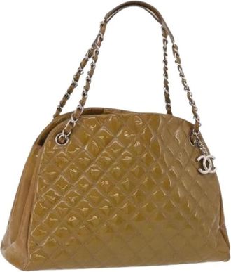 Chanel Borsa a spalla vintage in vernice Pre-owned - - Pre-owned - Donna - Marrone - ONE SIZE