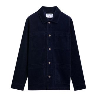 Sebago Cappotto - Heren - Casual Overhemden - Blauw - M - Katoen - Overhemden