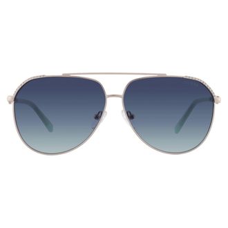 Guess Blue Gradient Pilot Ladies Sunglasses GF00051 32W 61
