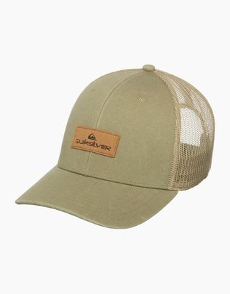 Quiksilver Mens Quiksilver Mens Down The Hatch Trucker Baseball Cap - Tan - Size: ONE size