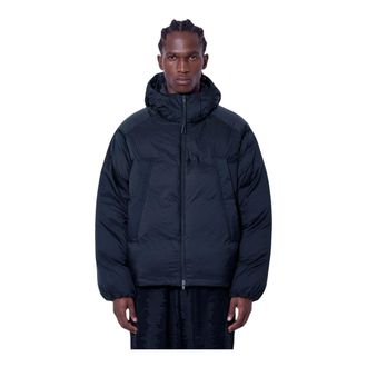 Yohji Yamamoto Giacca Piumino con Cappuccio - - Jackets - Uomo - Nero - L