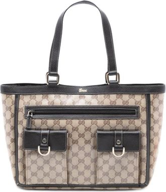 Gucci Pre-owned Gucci GG Crystal Abbey D Ring Tote Ladies 268639 498879