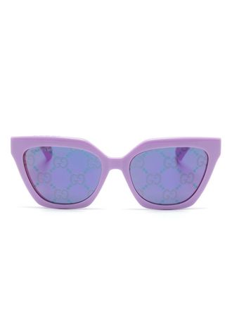 Gucci Occhiali da sole cat-eye - Viola
