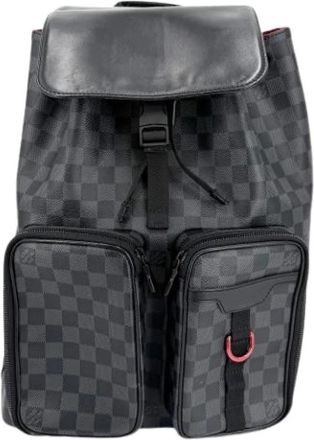 Louis Vuitton Pre-owned Damier Graphite Rugzak - Heren - Vintage Rugzakken - Grijs - ONE Size - Vintage