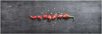 vidaXL Alfombra de cocina lavable Pepper 60x300 cm Vidaxl