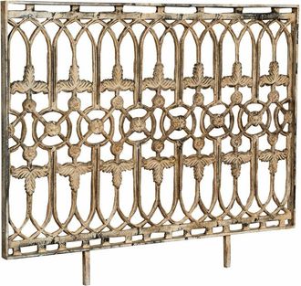 Biscottini International Barandilla De Hierro Fundido Con Acabado Antiguo