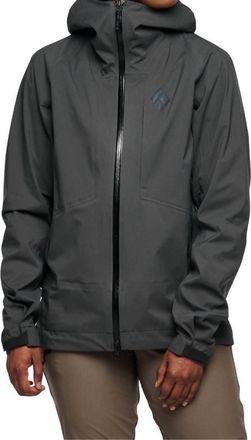 Black Diamond Highline Stretch Shell Jacket In Anthracite