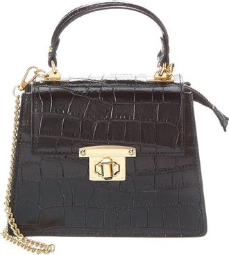Persaman New York Adriana Leather Top Handle Bag