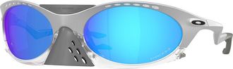 Oakley OO9437 PLANTARIS 943713 Mens Sunglasses Silver Size 63