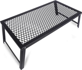 OEM Barbacoa De Camping - Barbacoa Plegable Resistente Para Fogata, Viajes, Camping, Senderismo Y Festivales