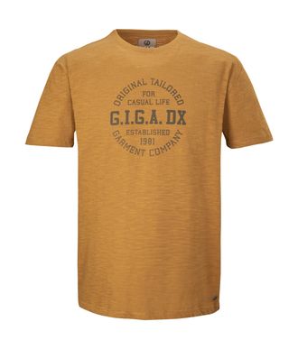 G.I.G.A. DX by killtec T-Shirt GS 4 MN TSHRT GOTS, Herren, Gr. L, gelb (curry), Obermaterial: 100% Baumwolle;Obermaterial 2: 95% Baumwolle, 5% Elasthan, G.I.G.A. DX BY KILLT