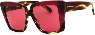 Ferragamo SF1060SN Tortoiseshell Acetate Sunglasses - Brown