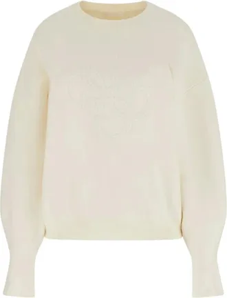 Guess Truien & Vesten, Dames, Wit, S, Parker 4G Logo Sweater