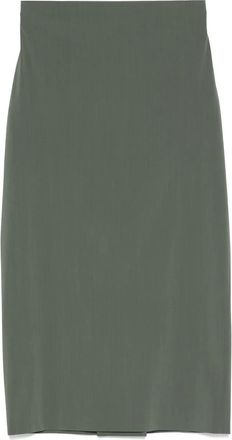 Alberta Ferretti Gonna a coste - Grigio