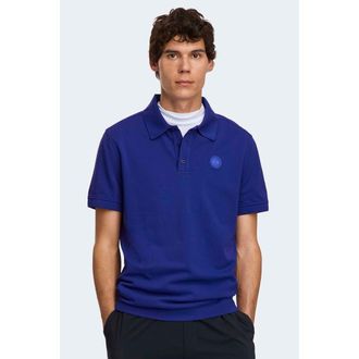 Canada Goose Beckley Polo Tonal Label in Azurite Blue at Nordstrom, Size X-Large S