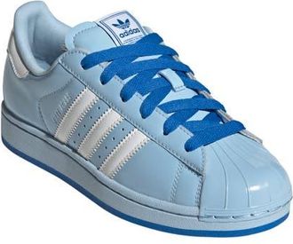 adidas x Care Bears Superstar II Sneaker in Clear Sky/white/bluebird at Nordstrom, Size 5.5