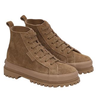 Superga Unisex Volwassen 2641 Alpina Su&egrave;de Enkelboots (Bruin)