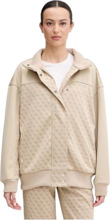 Guess Maya Jacket - Dames - Zomerjassen - Beige - XS - Polyester - Jassen