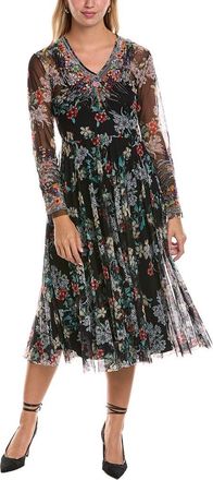 Johnny Was Mazzy Flared Midi Dress