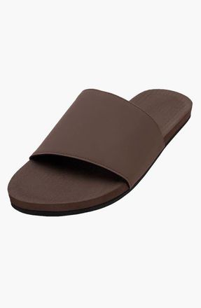 indosole Responsibly-Made Tire Sole Slide Sandals in Soil at Nordstrom, Size 10