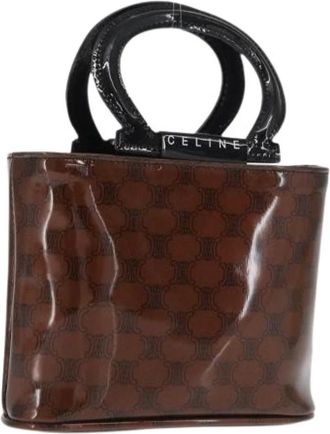 Celine Pre-owned Mini Bags, female, Brown, Size: ONE SIZE Pre-owned Canvas Mini Bag