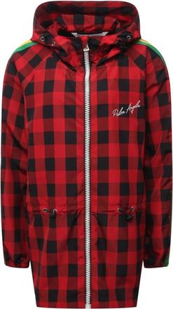 Palm Angels Rode Windbreaker Jas Stijlvol Comfortabel - Heren - Zomerjassen - Rood - M - Jassen