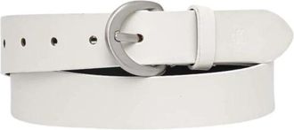 Calvin Klein Jeans Leren riem met gesp sluiting - Dames - Riemen - Wit - ONE Size - Leer - Accessoires