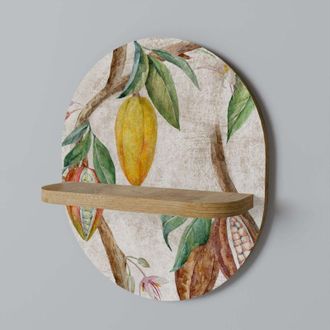 OEM Estante Ovalado Frutos De Cacao