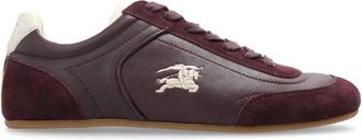 Burberry Schoenen, Dames, Rood, 41 EU, Leer, Knight Runner Sneakers