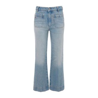 Victoria Beckham Dames, Jeans, Blauw, Maat: W28 Katoen