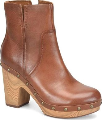 Kork-ease Womens Deegan Leather Booties In Brown