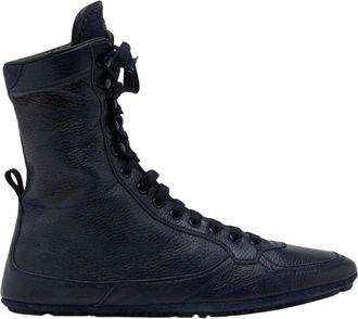 Dolce & Gabbana Heren Hoge Top Sneakers Laarzen - Heren - Veterlaarzen - Blauw - 40 EU - Schoenen