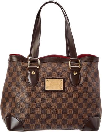 Louis Vuitton Brown Damier Ebene Coated Canvas Hampstead Pm (Authentic Pre-Loved)